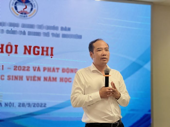 Ông Nguyễn Anh Quê đại diện G6 Group phát biểu Hội nghị